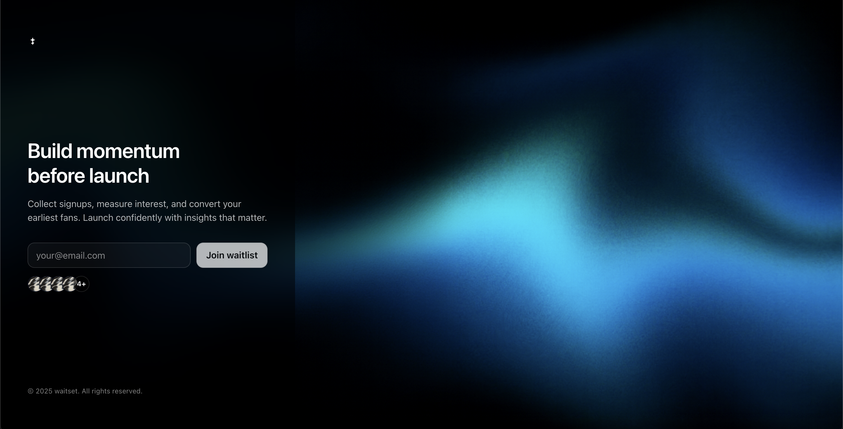 Minimal Hero template preview